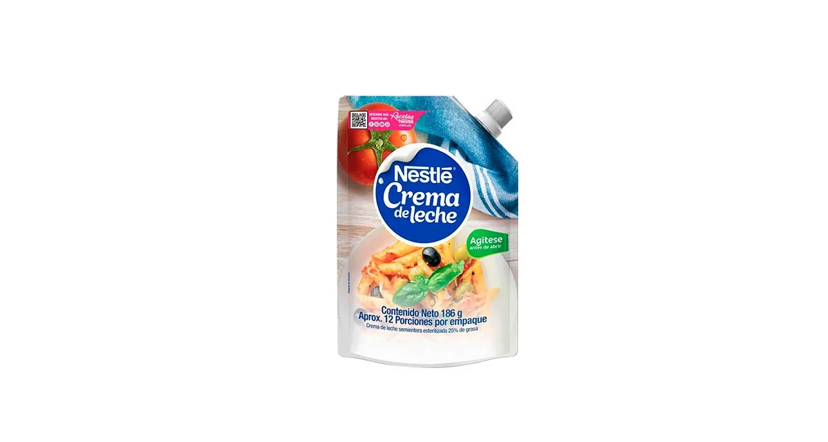 CREMA DE LECHE NESTLE DOYPACK 186 GRS