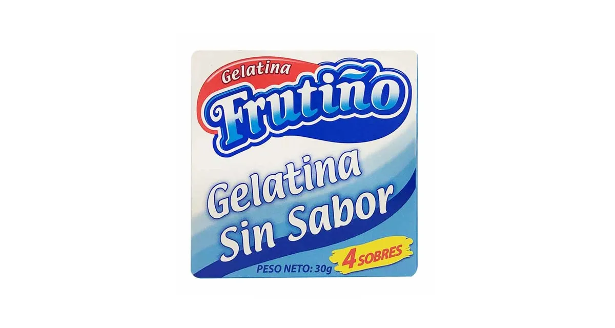 GELATINA FRUTIÑO 30 GRS SIN SABOR