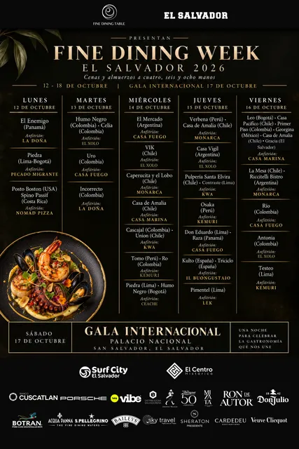 Gran delegación colombiana en la primera Fine Dining Week de Latinoamérica